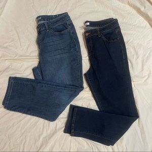 2 Pairs Westport Womens Jeans Size 10